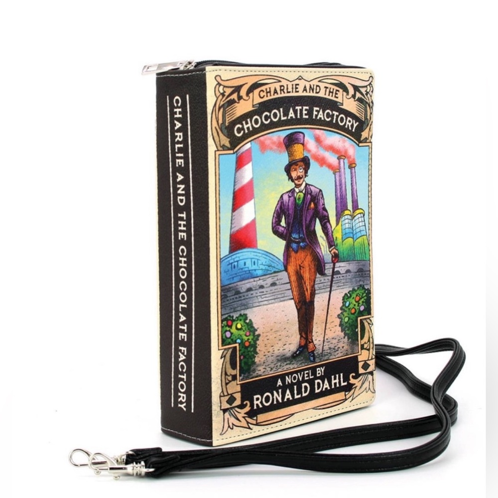 NEW Charlie and the Chocolate Factory Book Purse/Clutch